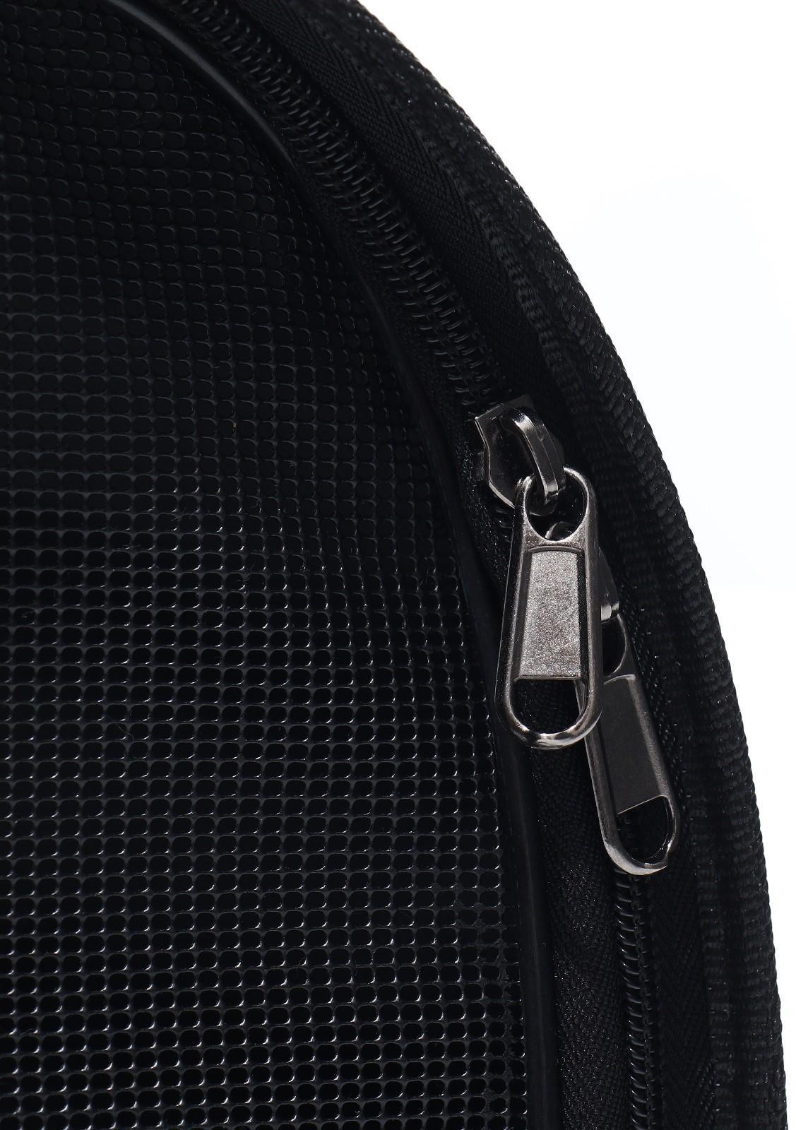 Сумка-переноска для животных с иллюминатором, 40 х26 х26, коричневая