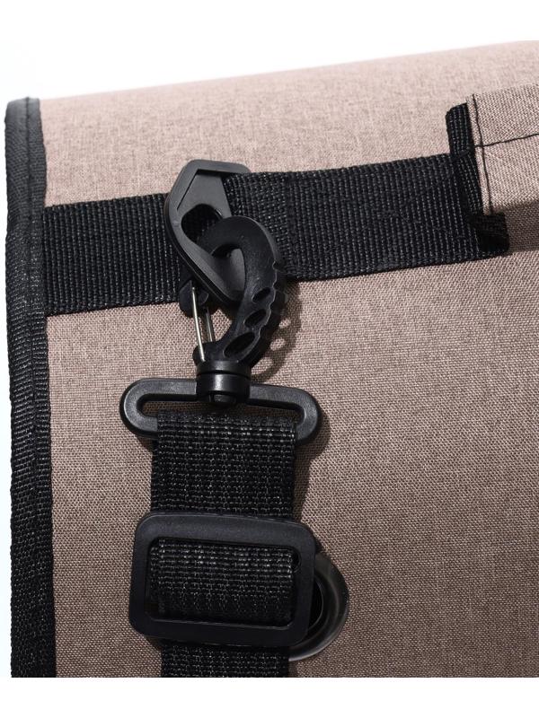 Сумка-переноска для животных с иллюминатором, 40 х26 х26, коричневая