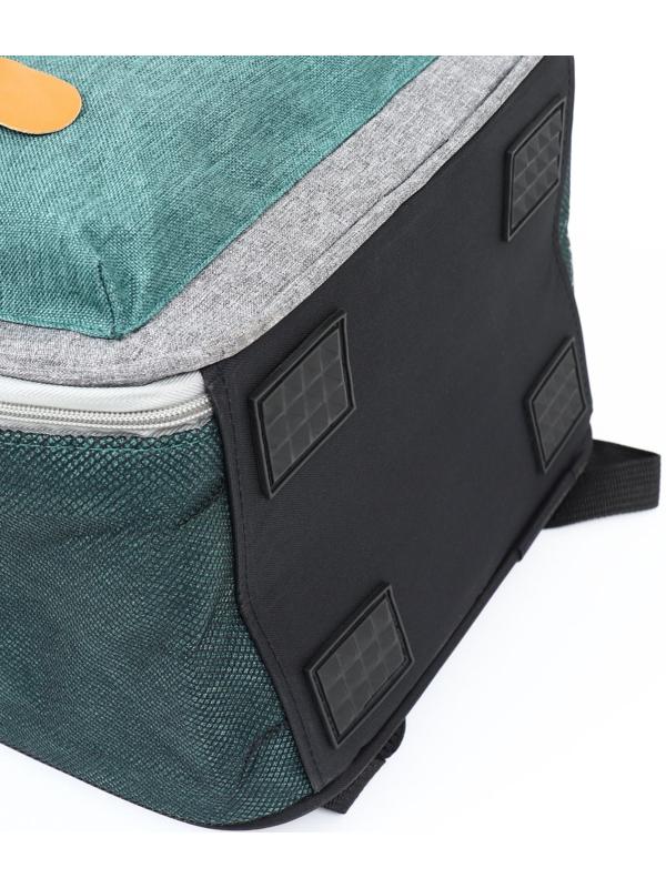 Рюкзак-переноска для животных, 52 х 22 х 41 см, зелёный