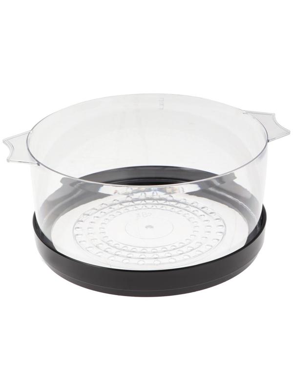 Пароварка Endever Vita-173, электрическая, 800 Вт, 6 л, 3 яруса, чёрно-серебристая