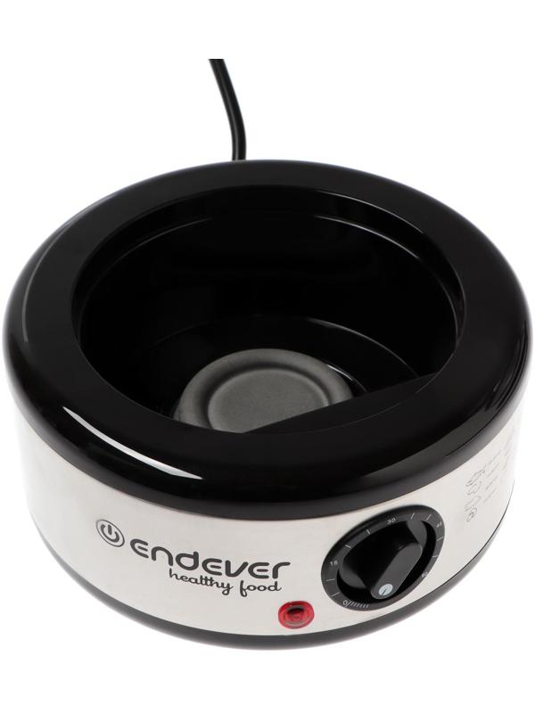 Пароварка Endever Vita-173, электрическая, 800 Вт, 6 л, 3 яруса, чёрно-серебристая