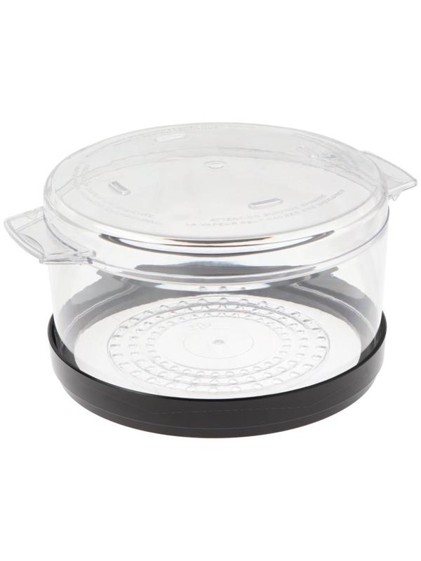 Пароварка Endever Vita-173, электрическая, 800 Вт, 6 л, 3 яруса, чёрно-серебристая