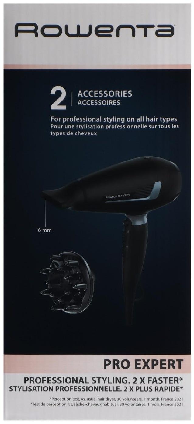 Фен Rowenta CV8820F0, AC мотор, 2100 Вт, 3 температуры, 2 скорости, хол. воздух, шнур 1.8 м