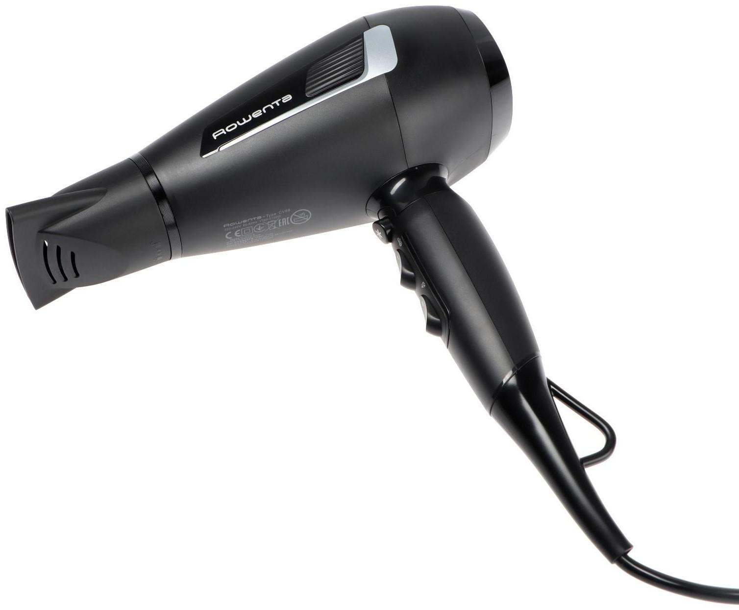 Фен Rowenta CV8820F0, AC мотор, 2100 Вт, 3 температуры, 2 скорости, хол. воздух, шнур 1.8 м