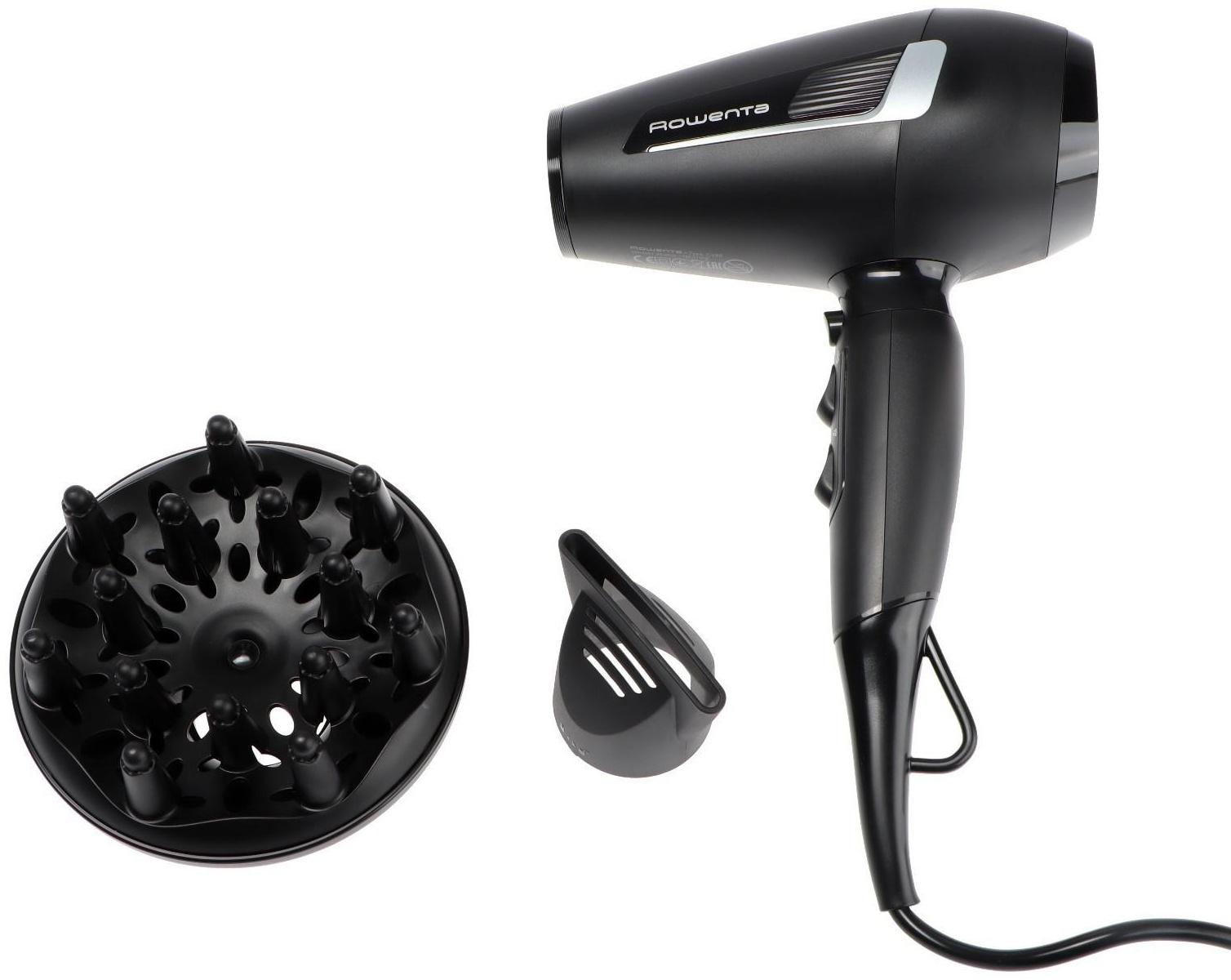 Фен Rowenta CV8820F0, AC мотор, 2100 Вт, 3 температуры, 2 скорости, хол. воздух, шнур 1.8 м