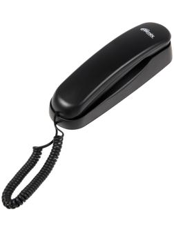 Проводной телефон Ritmix RT-002, пауза, повтор, импульсный набор, черный