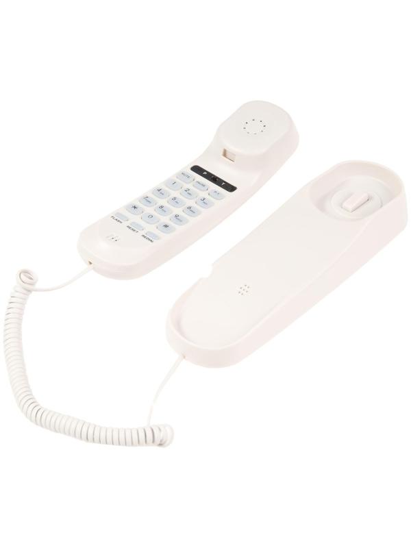 Проводной телефон Ritmix RT-002, пауза, повтор, импульсный набор, белый