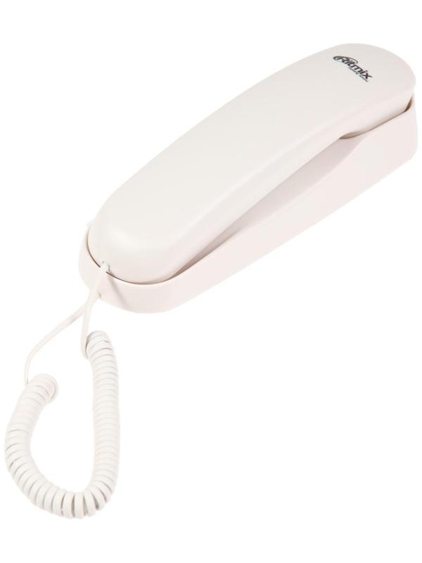 Проводной телефон Ritmix RT-002, пауза, повтор, импульсный набор, белый