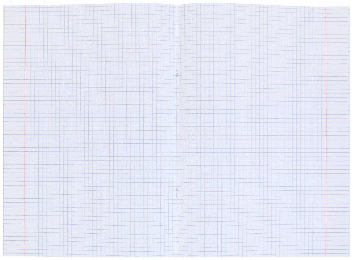 Тетрадь А4, 48 листов в клетку Work space, обложка мелованный картон, глянцевая ламинация, блок офсет / Микс 1 шт.