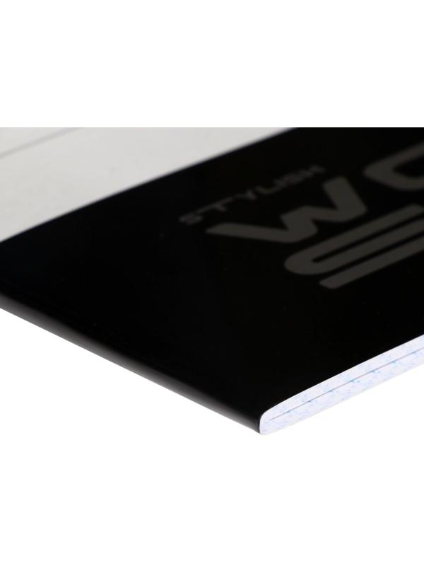 Тетрадь А4, 48 листов в клетку Work space, обложка мелованный картон, глянцевая ламинация, блок офсет / Микс 1 шт.