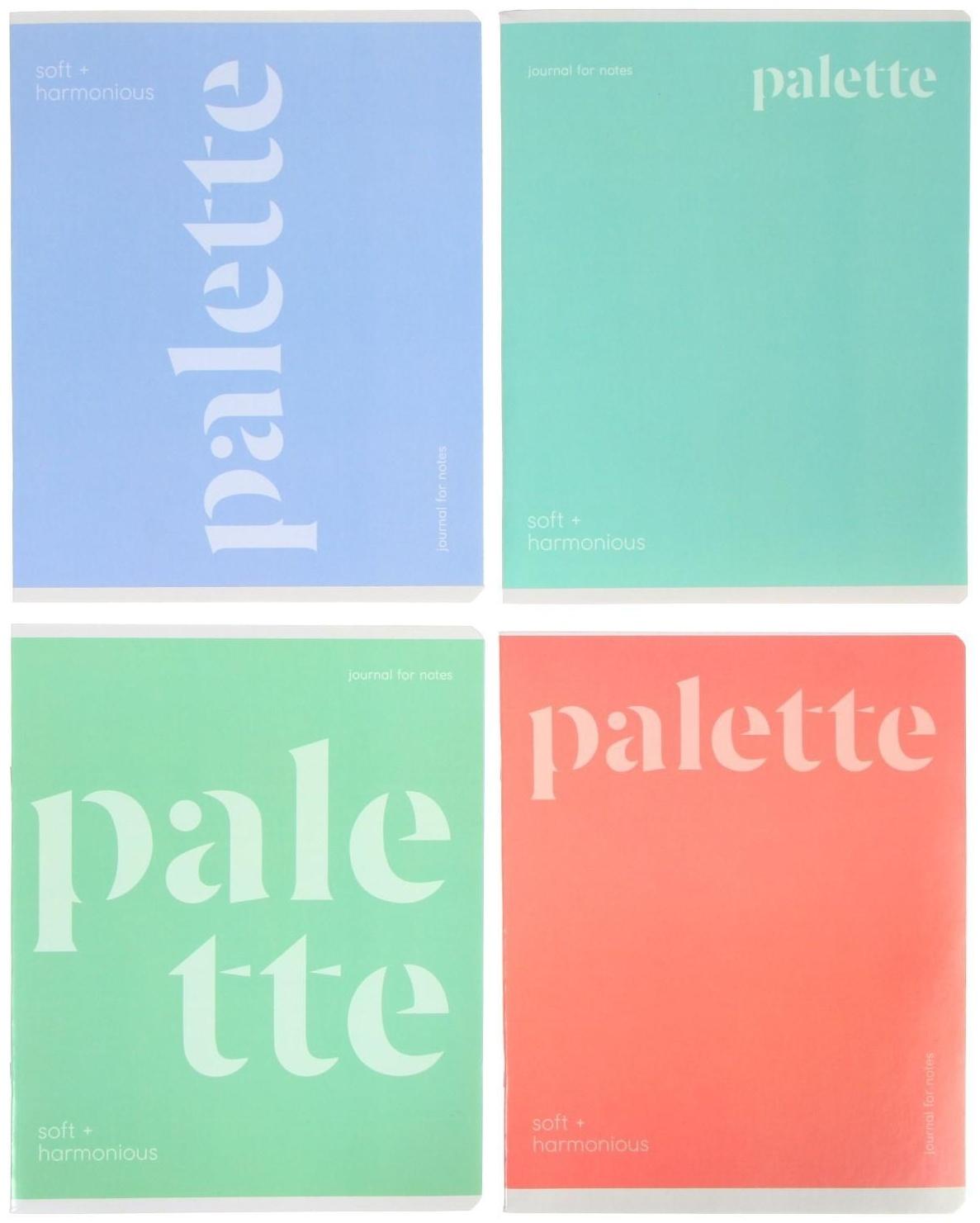 Тетрадь 48 листов в клетку Monocolor. Palette, обложка мелованный картон, блок офсет / Микс 1 шт.