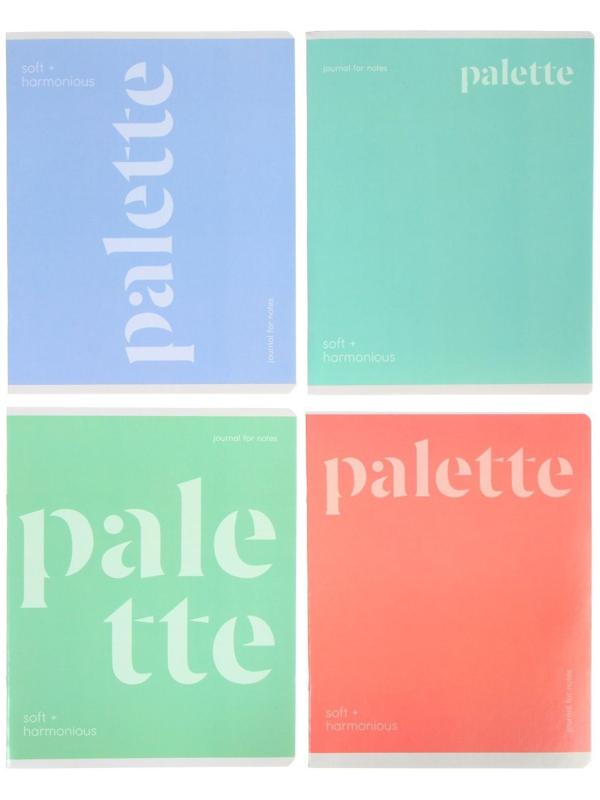 Тетрадь 48 листов в клетку Monocolor. Palette, обложка мелованный картон, блок офсет / Микс 1 шт.