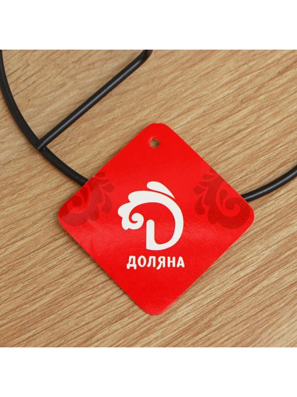 Подставка под бумажные полотенца Доляна, 28×13×13, цвет чёрный