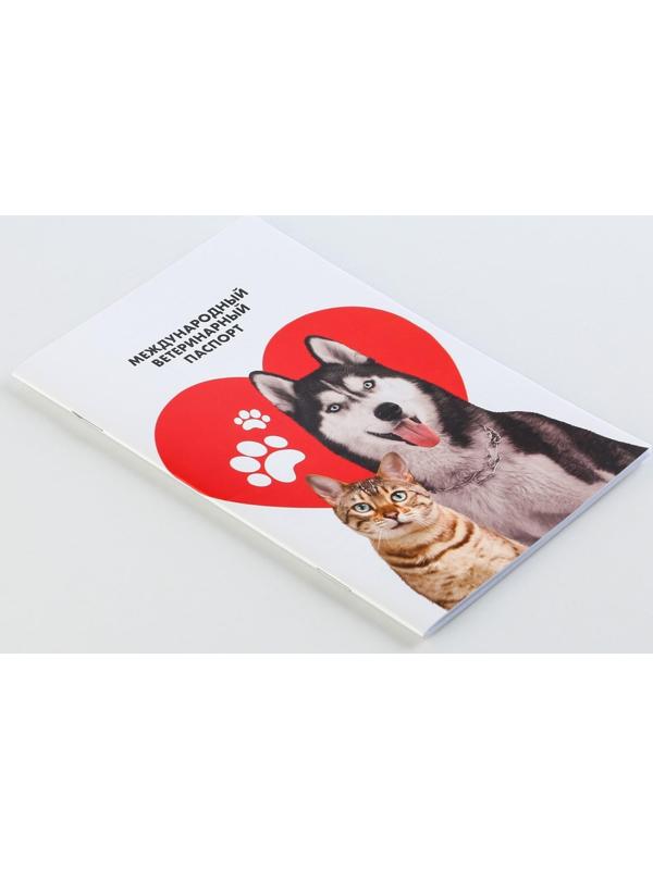 Ветеринарный паспорт международный универсальный паттерн «Сердце»