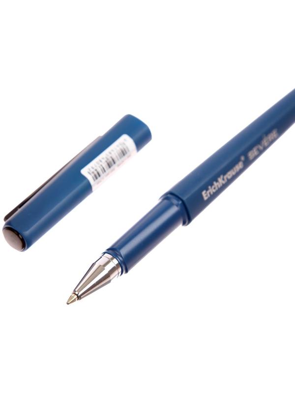 Ручка шариковая ErichKrause Severe, Ultra Glide Technology, узел 0,7 мм, чернила синие, корпус трехграный Soft-touch, супермягкое письмо
