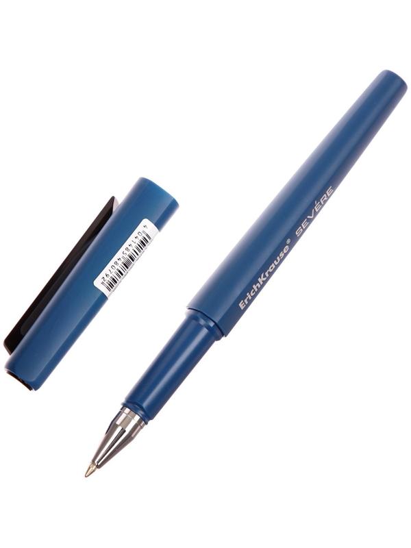 Ручка шариковая ErichKrause Severe, Ultra Glide Technology, узел 0,7 мм, чернила синие, корпус трехграный Soft-touch, супермягкое письмо