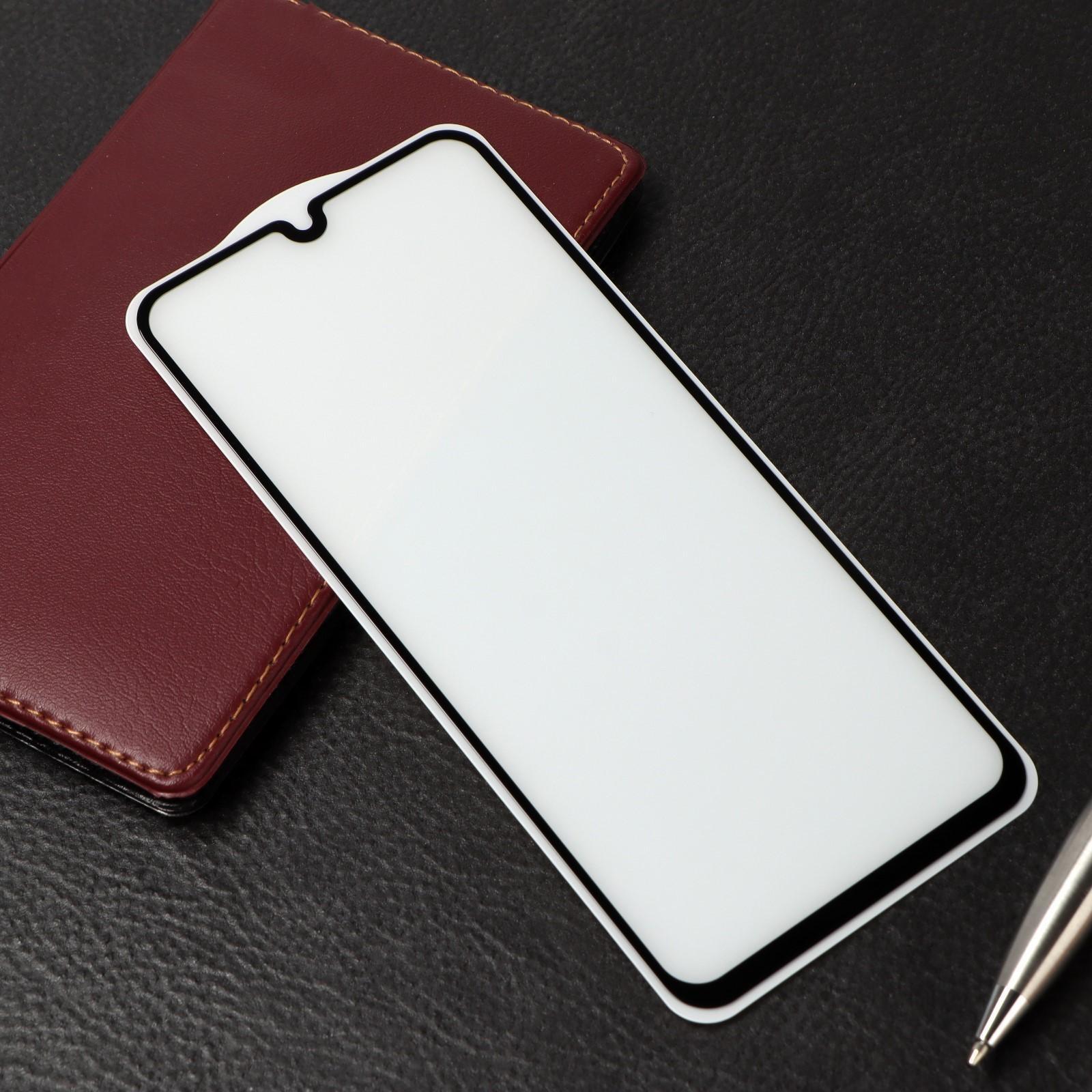 Защитное стекло Krutoff для Xiaomi Redmi A1/A1+, полный клей, черное