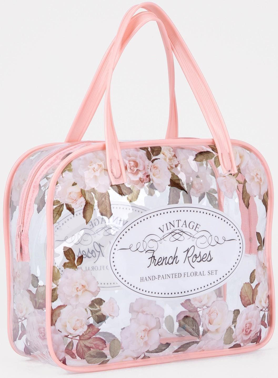 Косметичка на молнии, цвет розовый