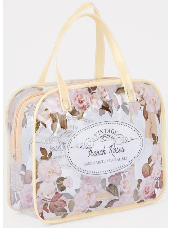 Косметичка на молнии, цвет бежевый