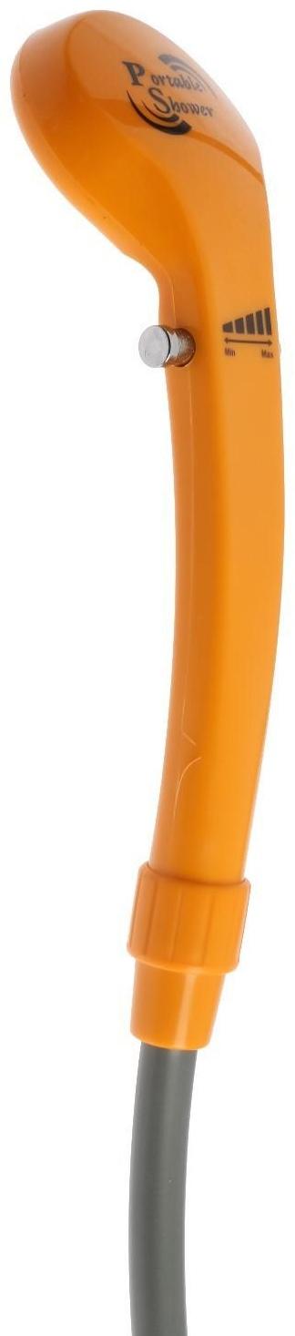 Автомобильный походный душ ZEIN: лейка, шланг, шнур для машины, помпа, крючок, держатель