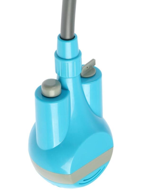 Портативный походный душ ZEIN: лейка, шланг, помпа с USB-кабелем, держатель, крючок