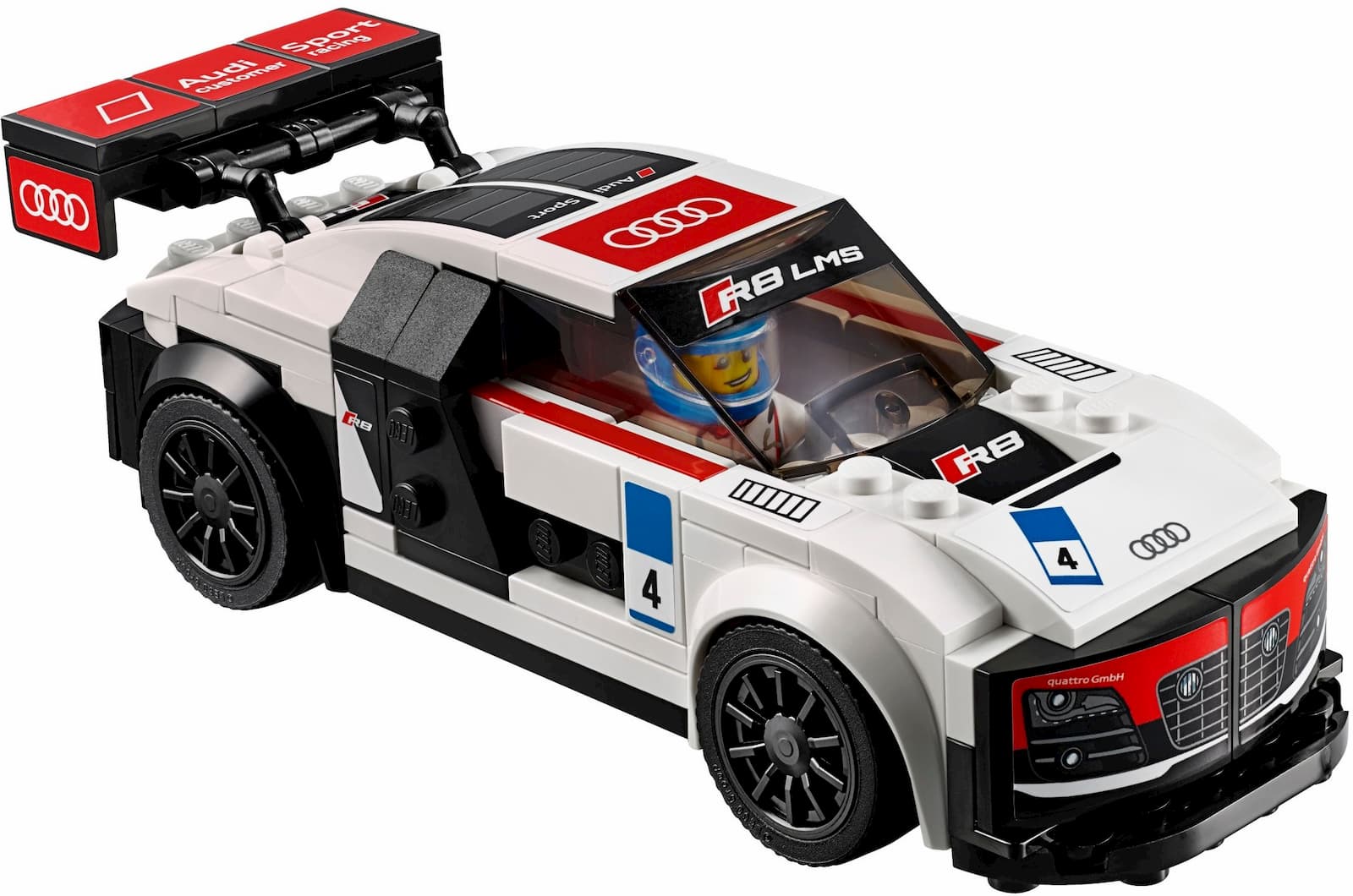Конструктор JiSi Bricks «Audi R8 LMS ultra» 78114 (Speed Champions 75873) / 183 детали