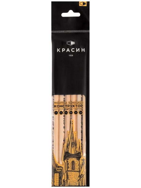 Набор карандашей ч/г 6шт Красин 