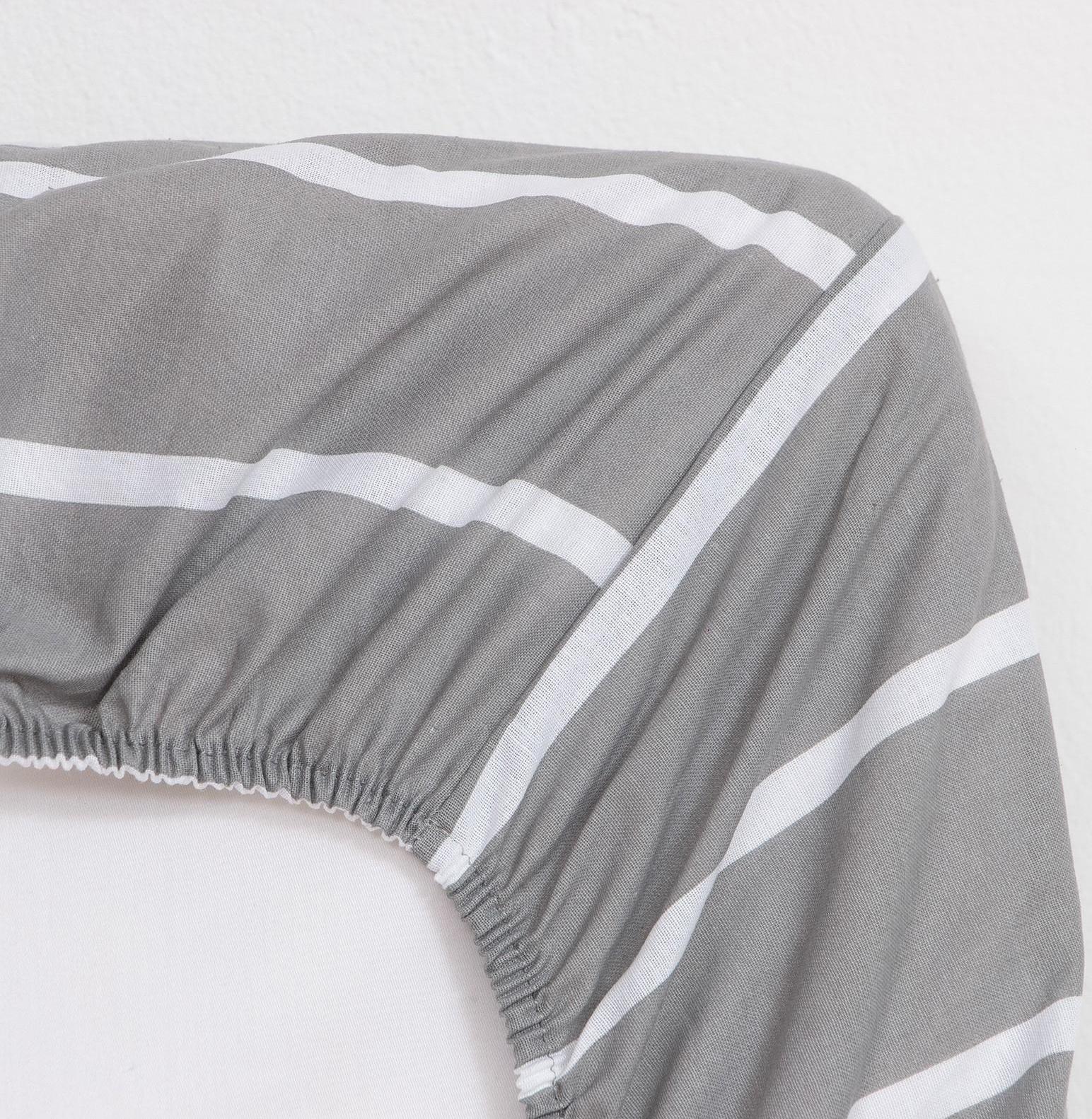 Простыня на резинке Этель 140х200х25 см 