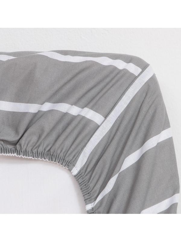 Простыня на резинке Этель 140х200х25 см 