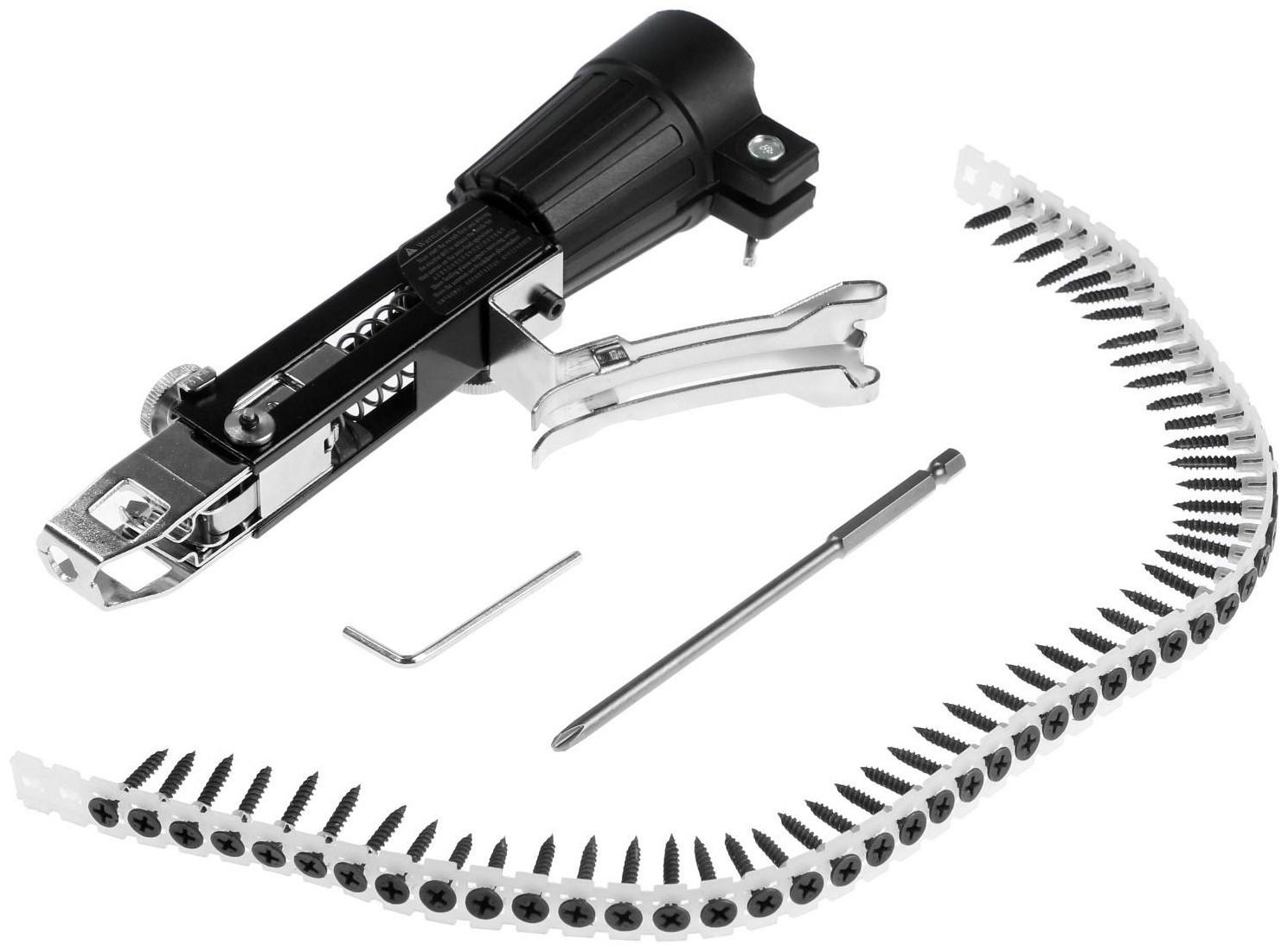 Насадка на шуруповерт ТУНДРА, для завинчивания саморезов, длина 235 мм