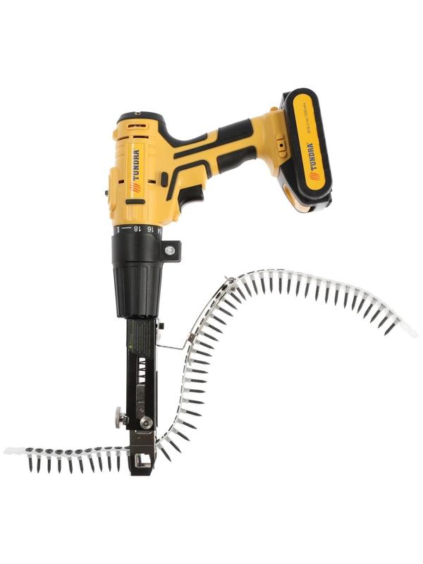 Насадка на шуруповерт ТУНДРА, для завинчивания саморезов, длина 235 мм