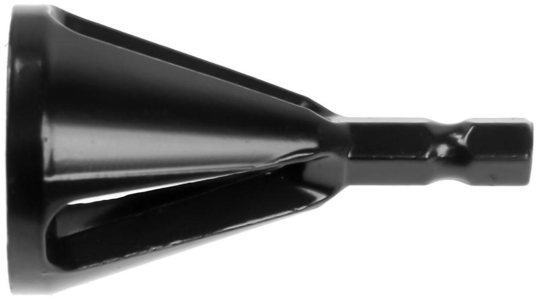 Насадка для шуруповерта ТУНДРА, d=4-19 мм, для снятия фаски на болтах, шпильках, трубах