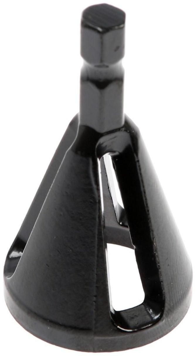 Насадка для шуруповерта ТУНДРА, d=4-19 мм, для снятия фаски на болтах, шпильках, трубах