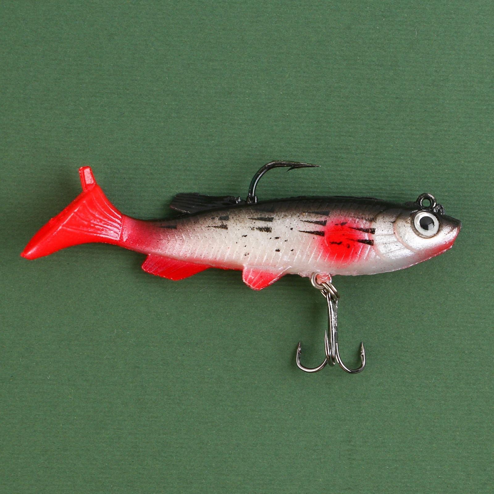 Силиконовая приманка воблер «Настоящему рыболову», 14 гр, 8,5 х 4,5 см