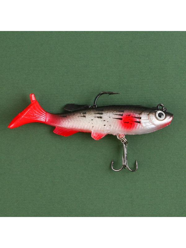 Силиконовая приманка воблер «Настоящему рыболову», 14 гр, 8,5 х 4,5 см