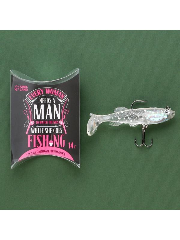 Силиконовая приманка «Fishing club», 14 гр, 8,5 х 4,5 см