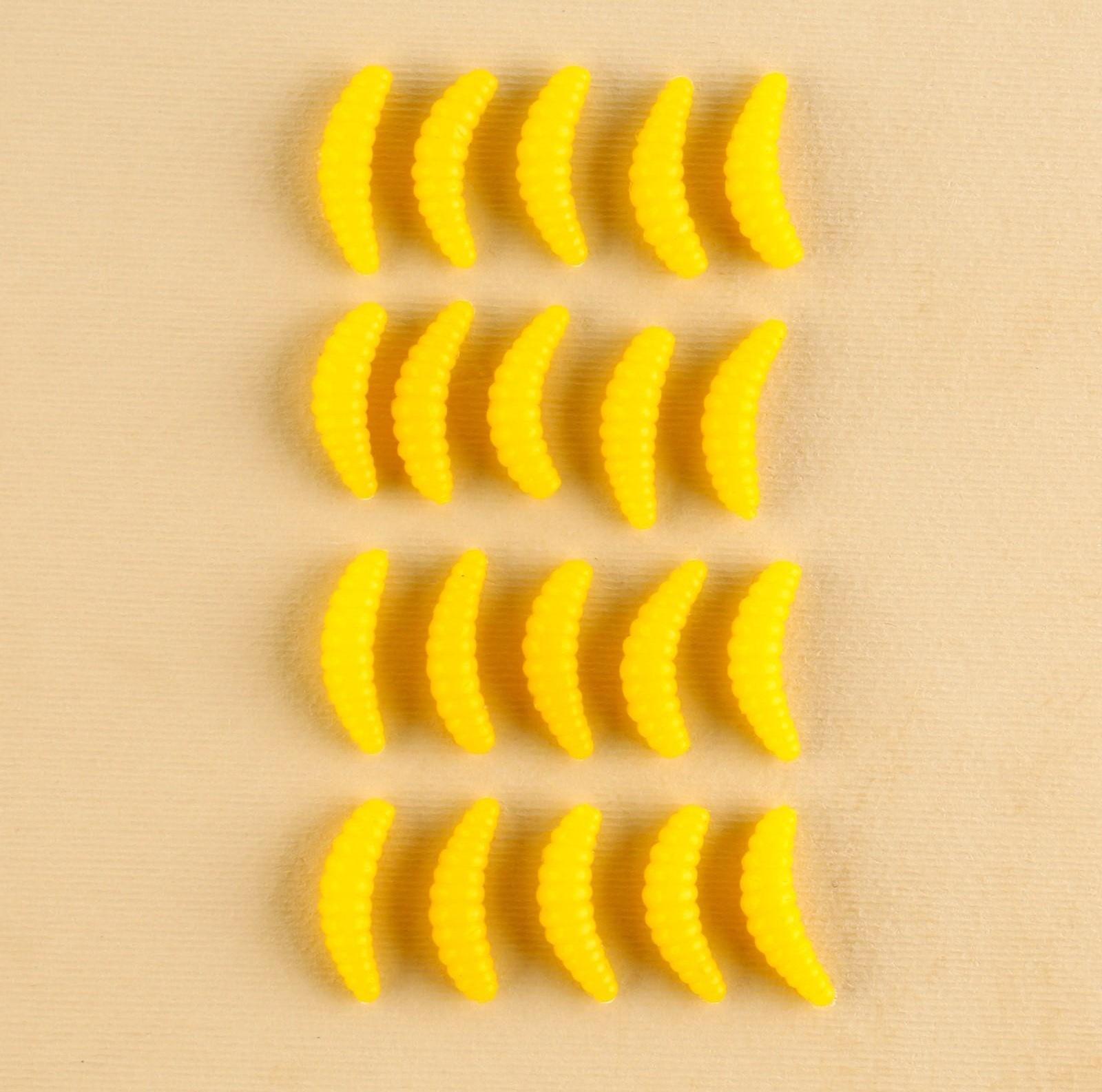 Силиконовая приманка «Душа поёт, когда клюёт» 20 шт, 0,38 гр, 2,4 см