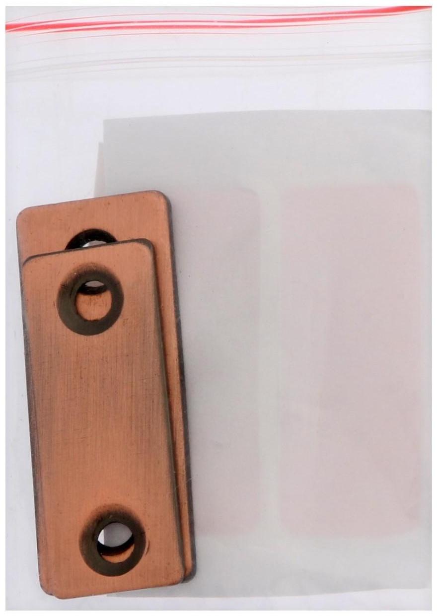 Магнитная защелка ТУНДРА, цвет медь