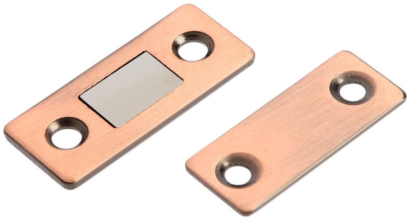 Магнитная защелка ТУНДРА, цвет медь