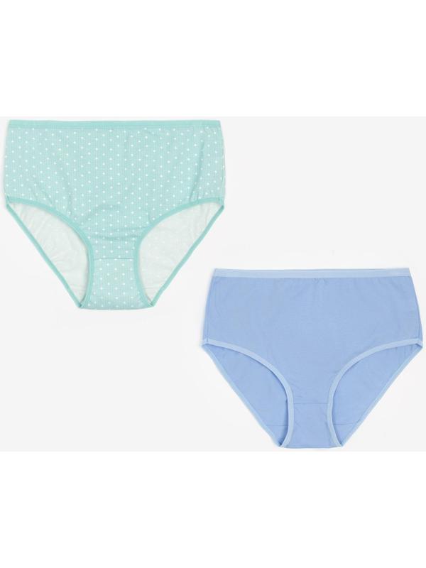 Набор трусов женских Collorista, 2 шт, цвет голубой, размер 54