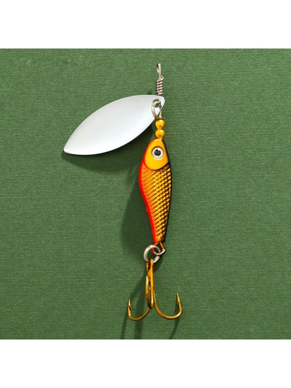 Блесна вращающаяся LX-16 «Крутой рыбак №1»,4 гр, 6 см