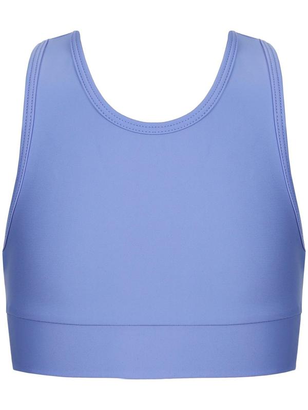 Топ-борцовка удлиненный Grace Dance, лайкра, цвет сирень, размер 28