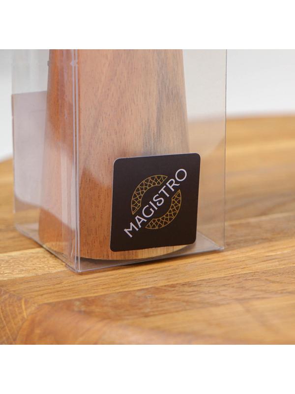 Мельница для специй Magistro Wooden, 5×16,5 см, керамический механизм