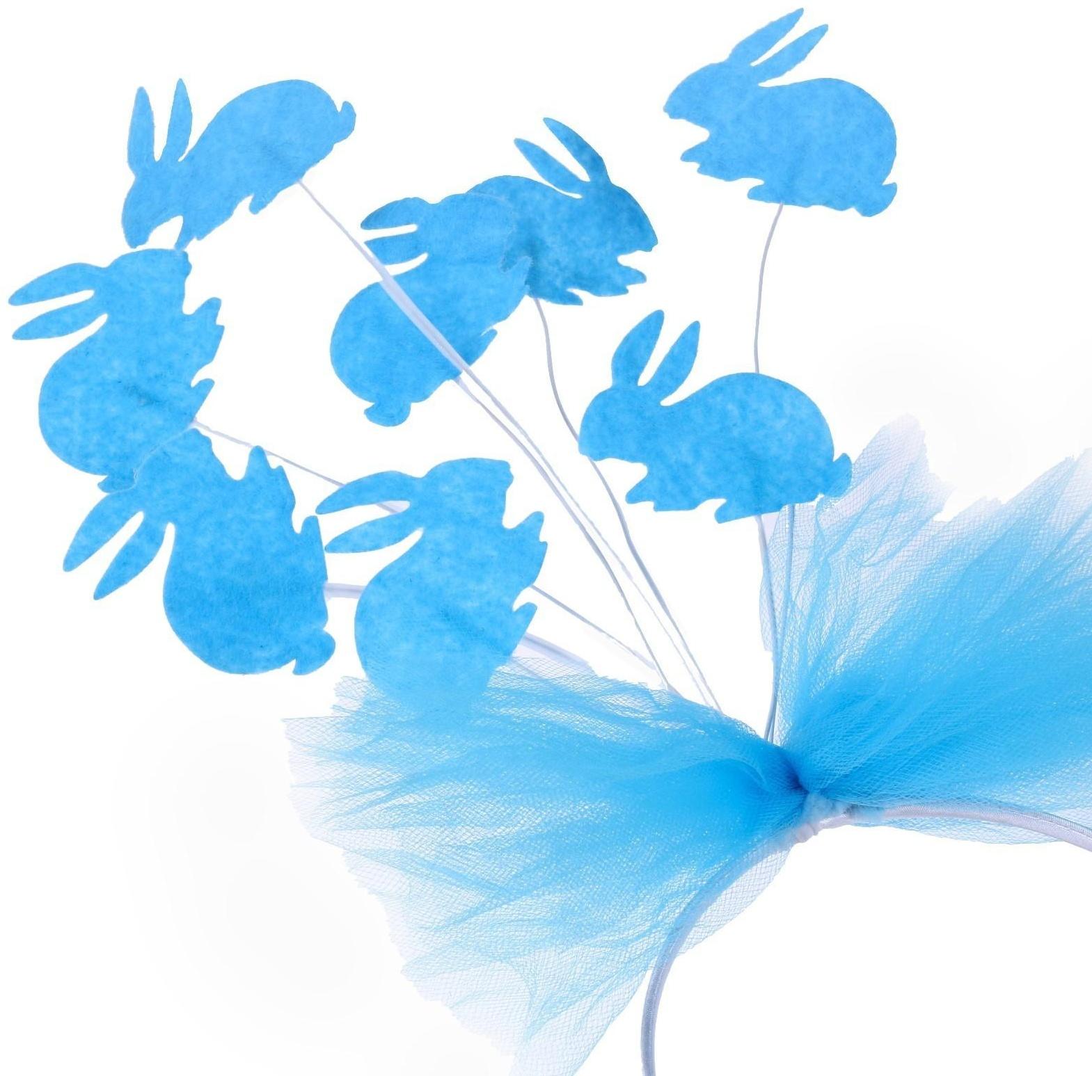 Карнавальный ободок «Зайки», цвета МИКС