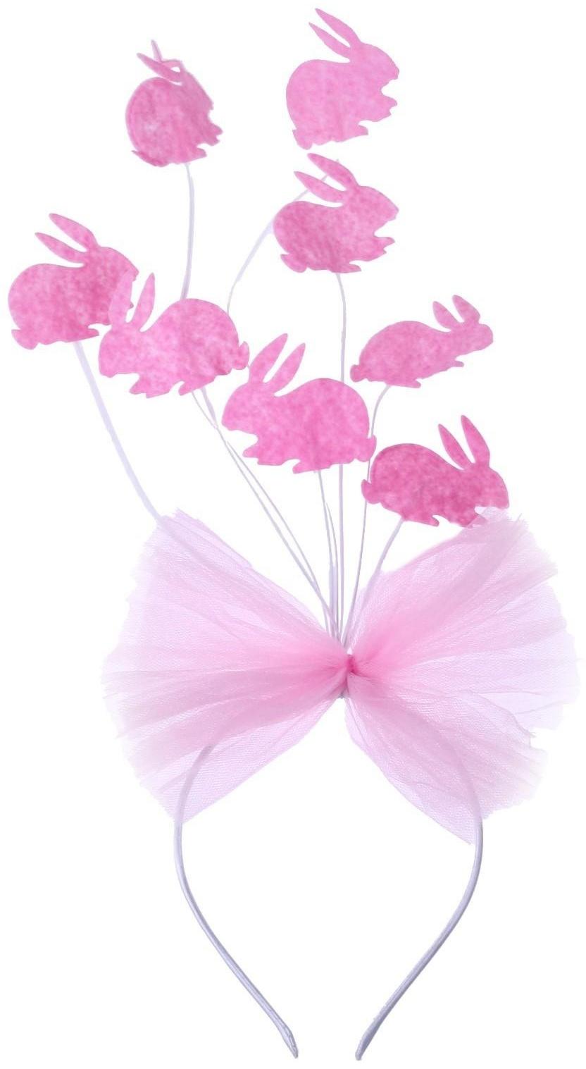 Карнавальный ободок «Зайки», цвета МИКС