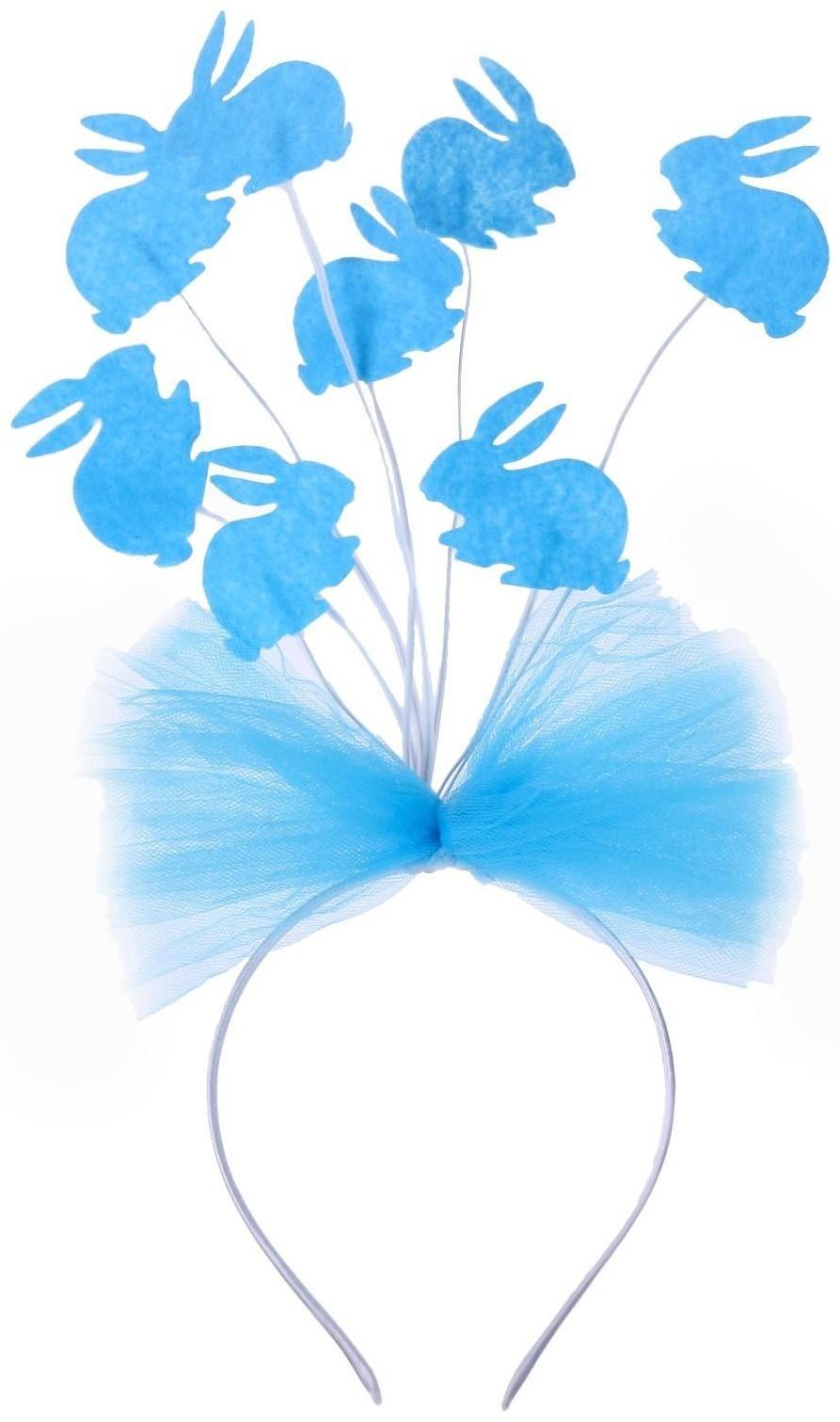 Карнавальный ободок «Зайки», цвета МИКС