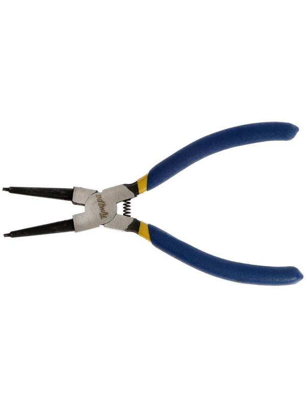 Съемник внутренних стопорных колец ТУНДРА, прямые губки на сжим, 150 мм