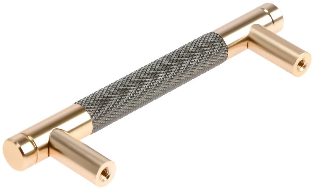 Ручка-рейлинг CAPPIO, м/о 96 мм, цвет золото/серый