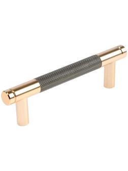 Ручка-рейлинг CAPPIO, м/о 96 мм, цвет золото/серый