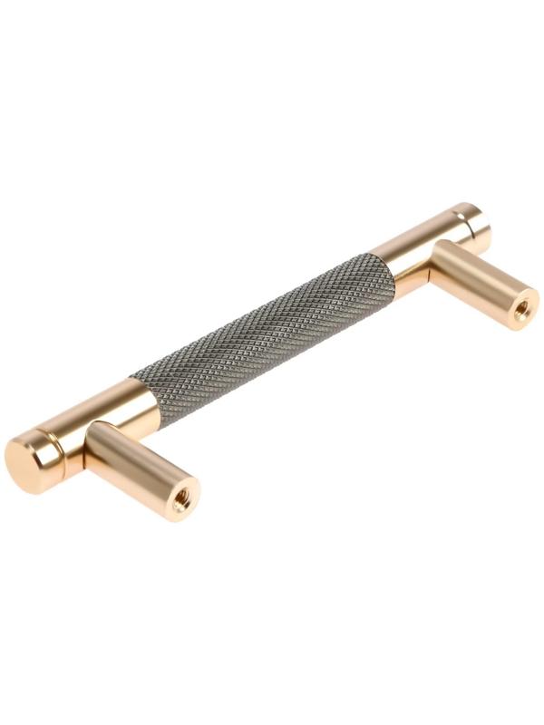 Ручка-рейлинг CAPPIO, м/о 96 мм, цвет золото/серый